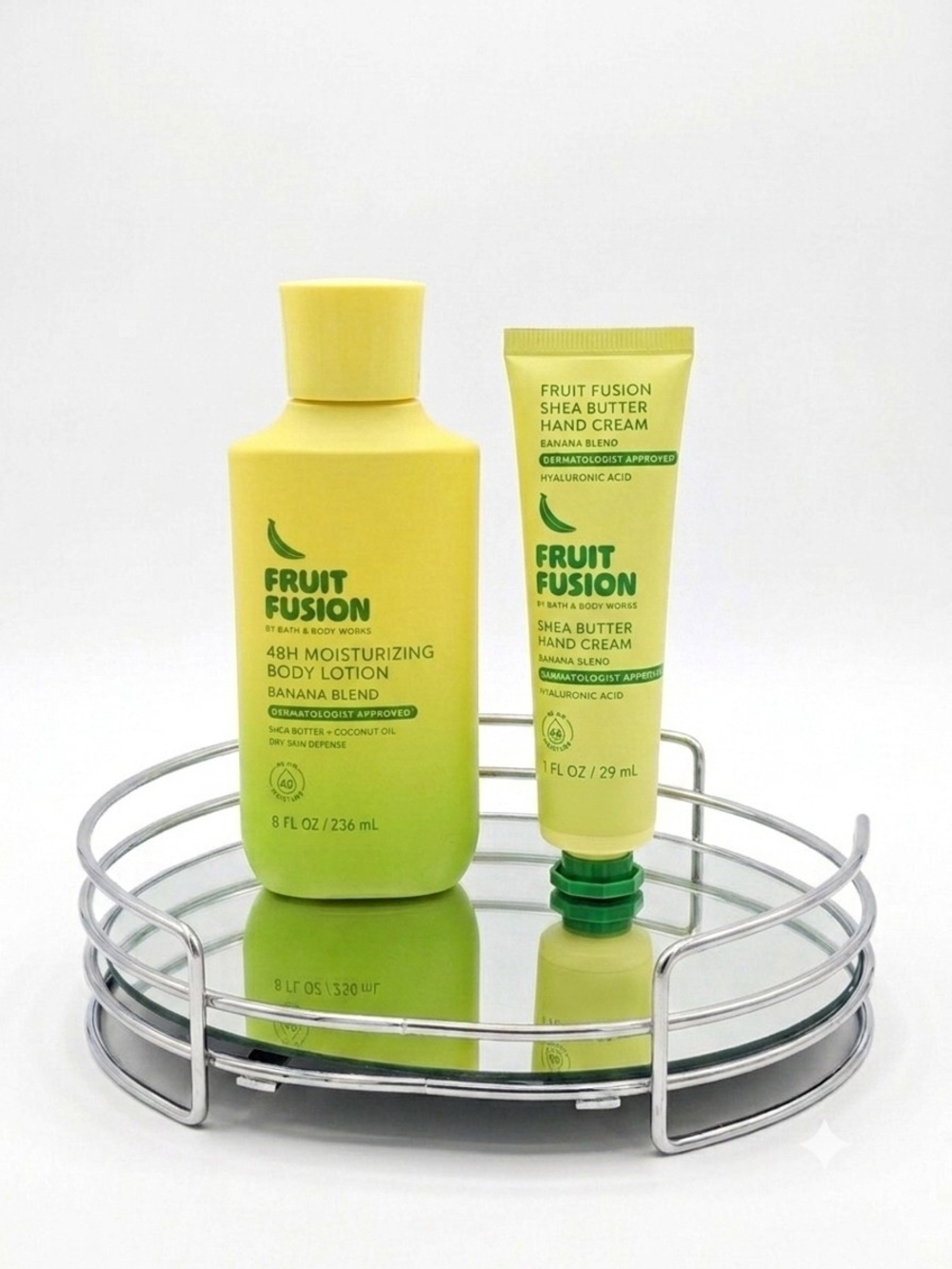 Banana Fusion Set 48H Body Lotion & Shea Butter Hand Cream Bath & Body Works